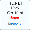 IPv6 Certification Badge for kasperd